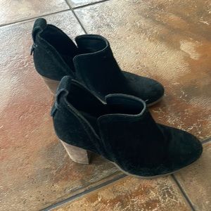 COPY - Vince Camuto Black Suede Ankle Boots